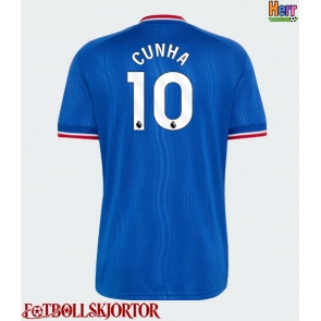 Manchester United Matheus Cunha #10 Bortatröja 2026-27 Kortärmad